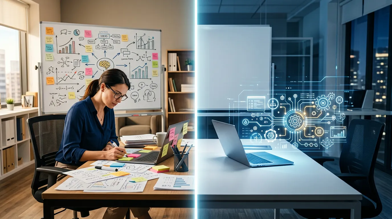 Imagen ilustrativa sobre contratar o automatizar empresa