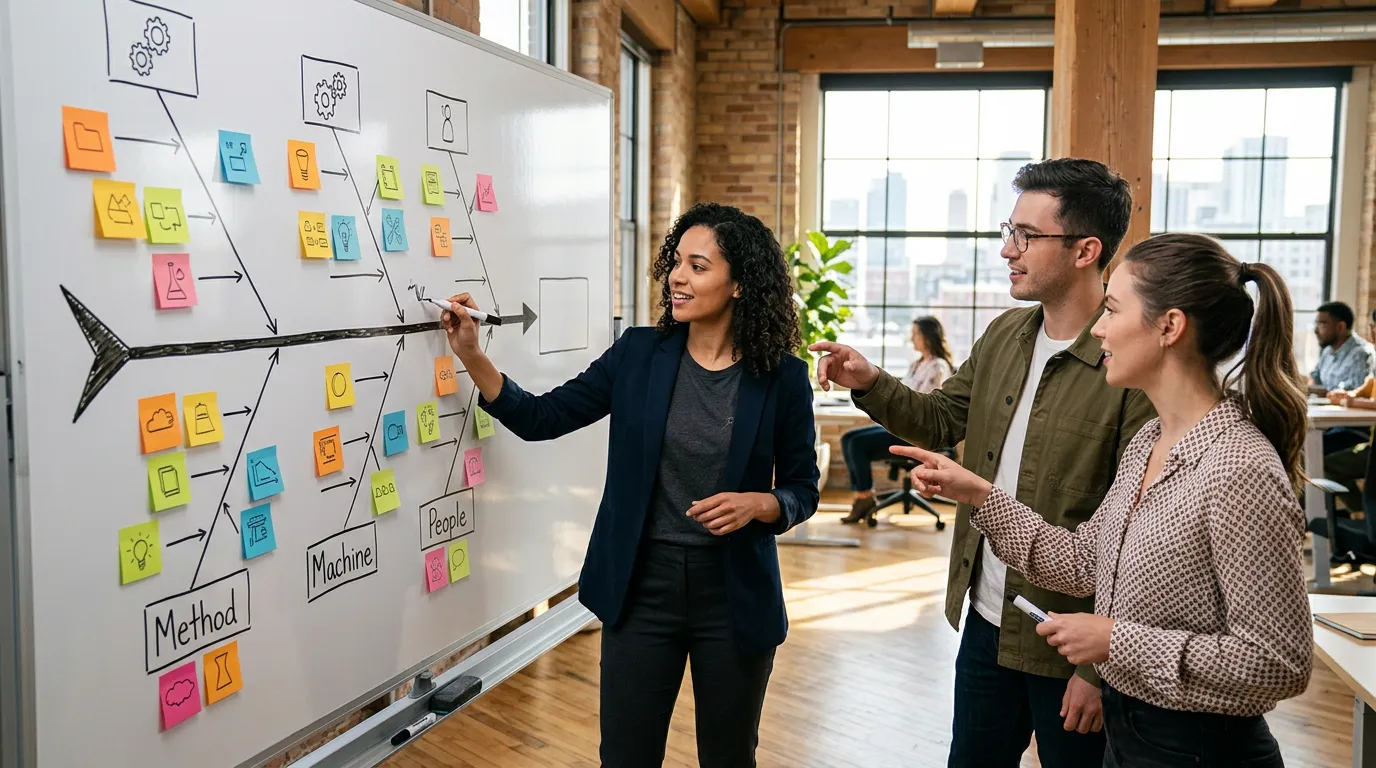 Imagen ilustrativa sobre diagrama Ishikawa startup
